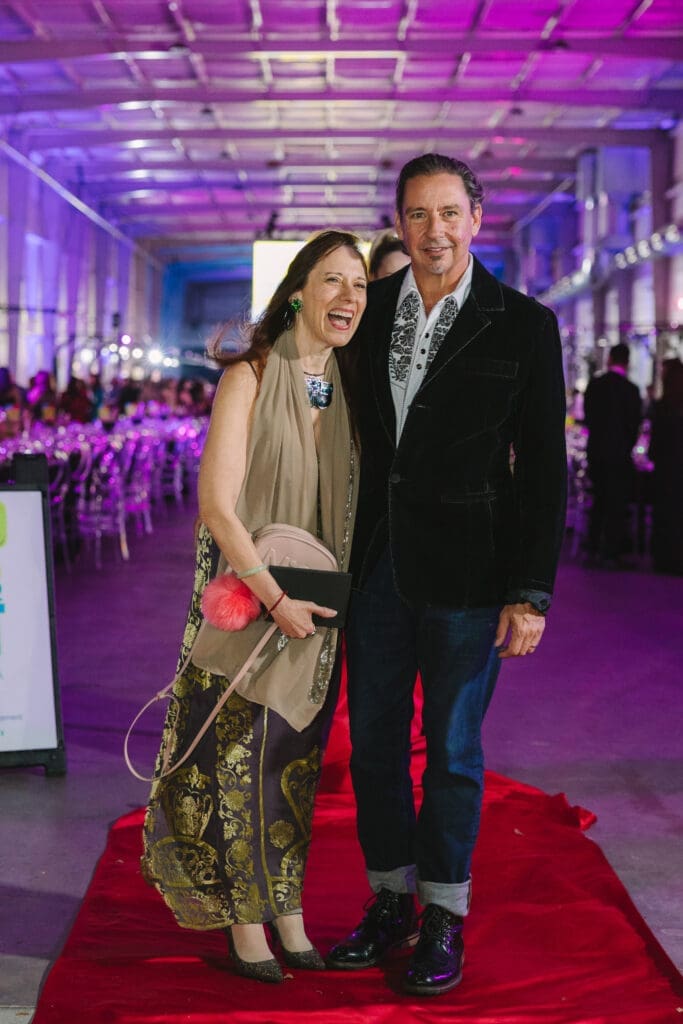 Catherine D. Anspon & John Walker at the Houston Arts Alliance Add on Art Gala (Photo by Johnny Than)