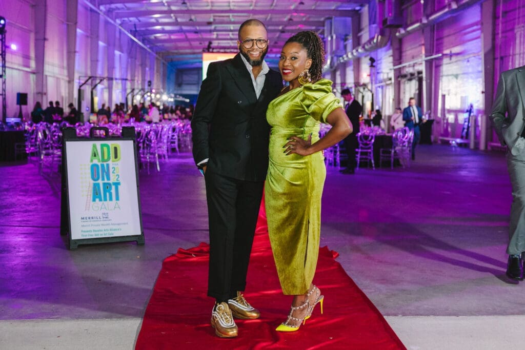 Mark & Vernique Francis at the Houston Arts Alliance Add on Art Gala (Photo by Johnny Than)