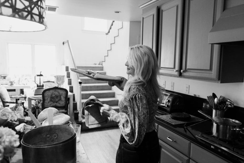 Cornelia Guest in the kitchen (Photo by Afritina Coker)