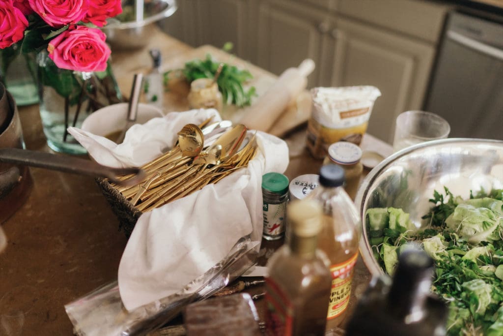 Vintage gold bamboo cutlery (Photo by Afritina Coker)