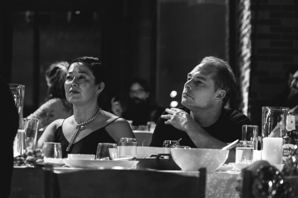 Amanda Fairey & honoree Shepard Fairey at the Dallas Contemporary Gala (Photo by Jonathan Zizzo)