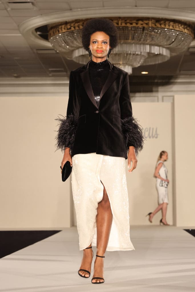 Party fashions from Neiman Marcus at the Child Advocates Angels of Hope luncheon. (Photo by Priscilla Dickson)
