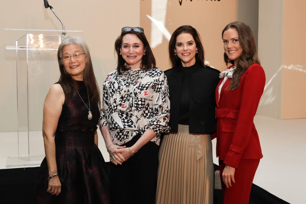 Cynthia Chen, Katherine Warren, Ann Ayre, Lauren Paine at the Child Advocates Angels of Hope luncheon. (Photo by Priscilla Dickson)