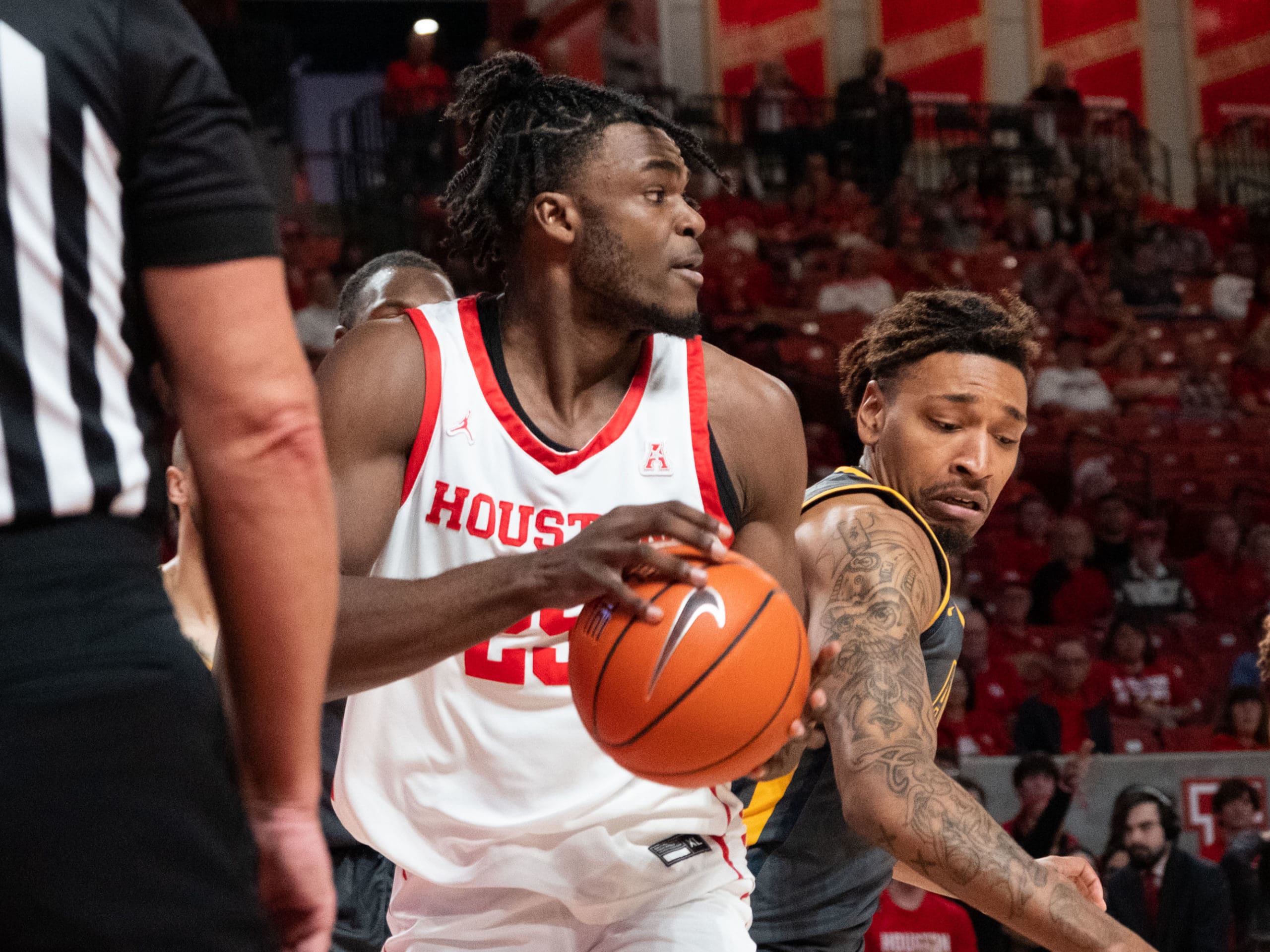 The University of Houston Cougars beat the North Carolina A&T Aggies at the Fertitta Center