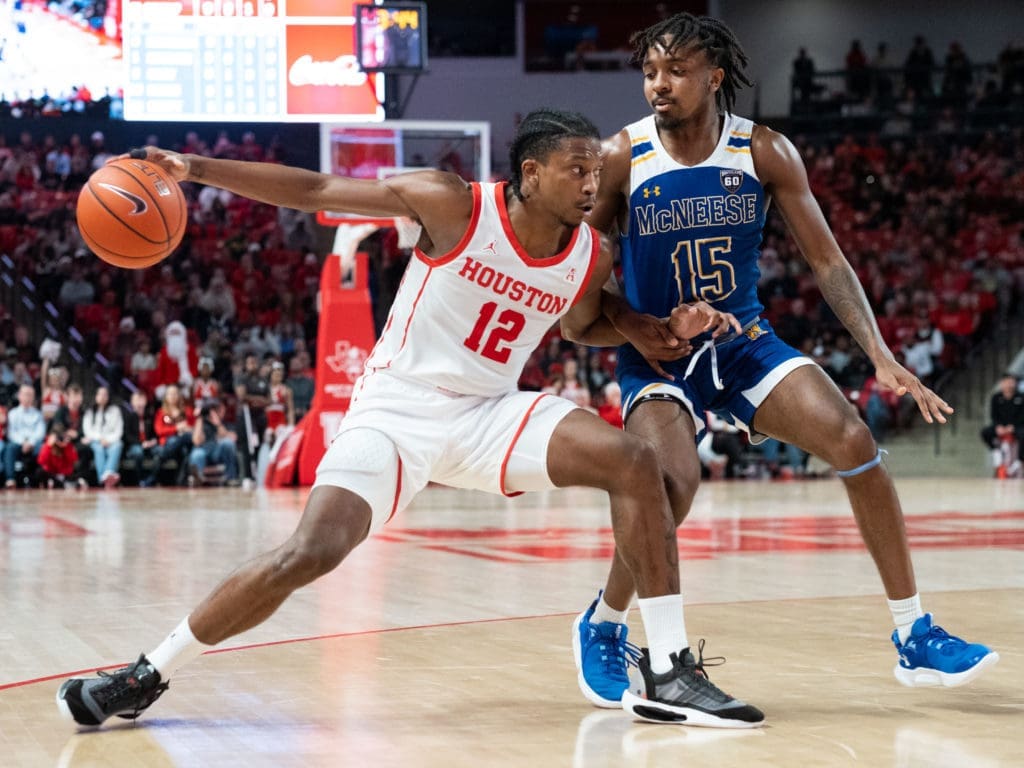 UH guard Tramon Mark gives the Cougars another point guard worthy passer. (Photo by F. Carter Smith)