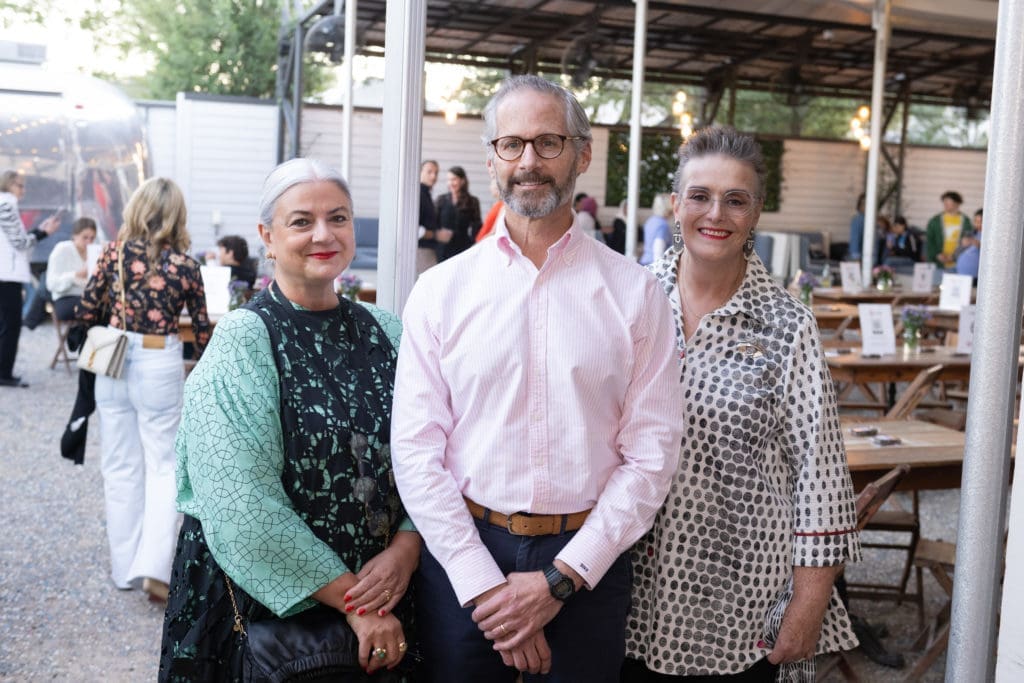 Silvia & David Stix, Mari Carmen Senosiaín at Breakthrough Houston's annual trivia contest. (Photo by Wilson Parish)