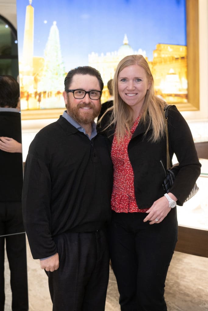 Patrick & Lisa Myatt at Valobra's Ferrari Festival kick-off soirée. (Photo by Wilson Parish)