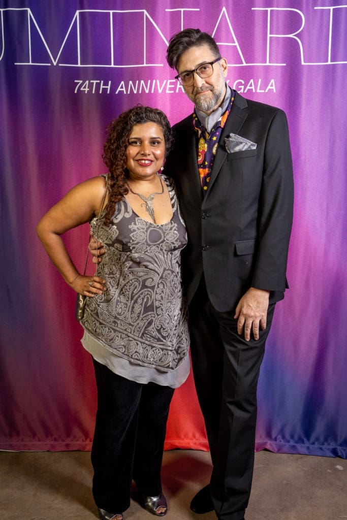 Eepi Chaad, Jeremy LeJeune at the Art League Houston Luminaries Gala (Photo by Alex Barber and Laura Burlton) 