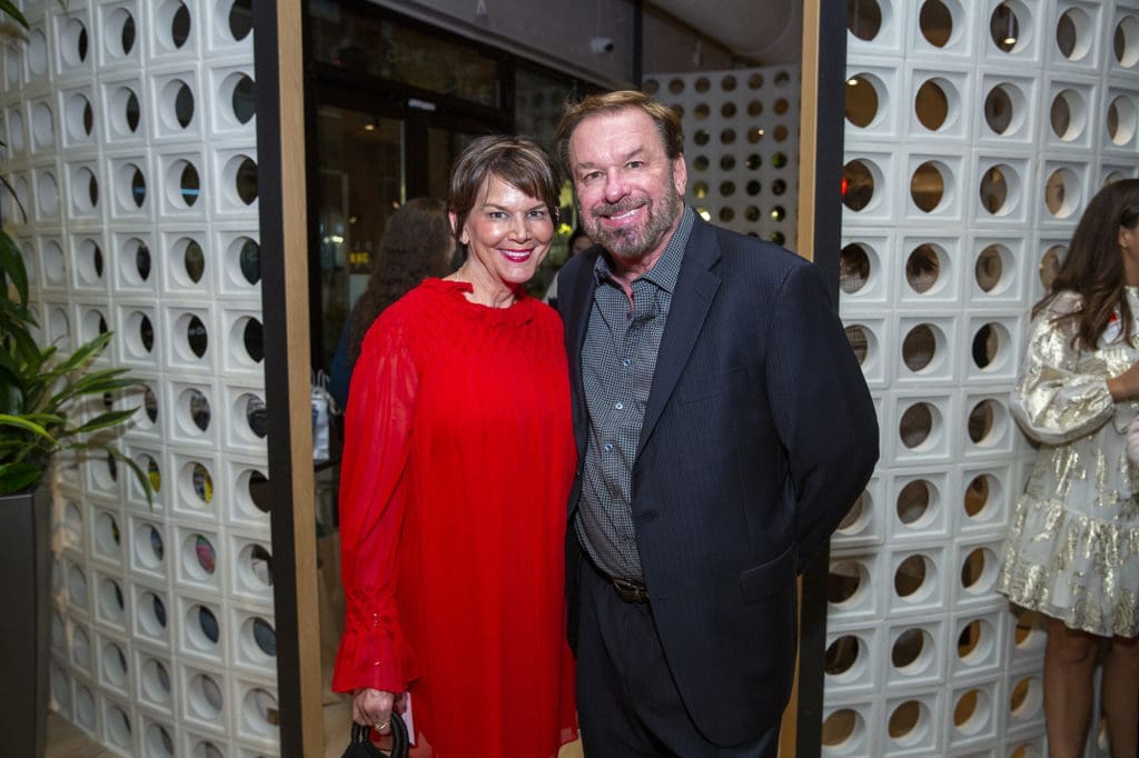 Ellen & Drew Elam at the Texas Children's Hospital Ambassadors Holiday Party held at Navy Blue in Rice Village (Photo by Jenny Antill Photography)
