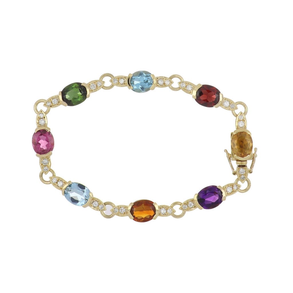 Tenenbaum Jewelers Estate H. Stern Multi Gemstone and Diamond Bracelet