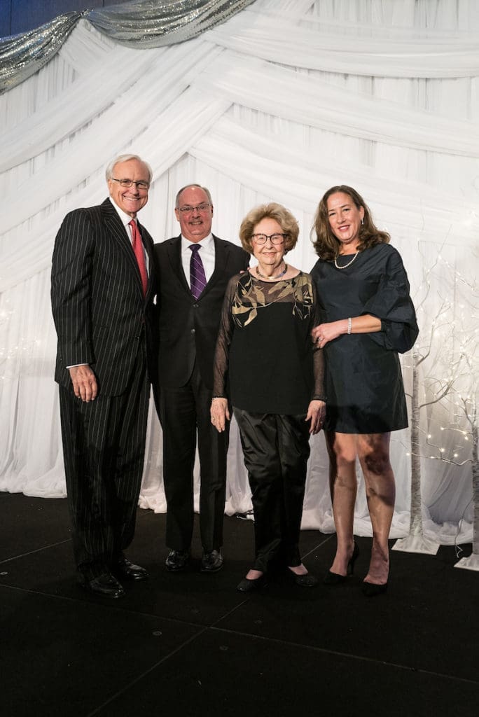 Bill King, Ben Turner, Honoree Harriet Latimer, Sheila Turner (Photo by Daniel Ortiz)