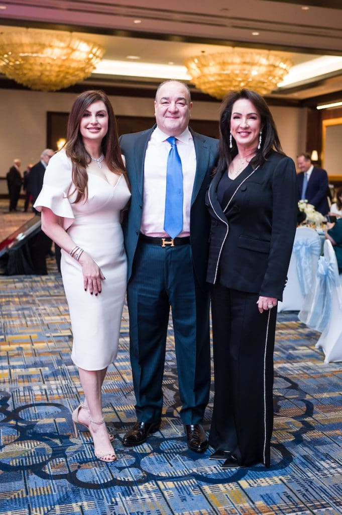 Honorees Brigitte & Bashar Kalai with Alicia Smith (Photo by Daniel Ortiz)
