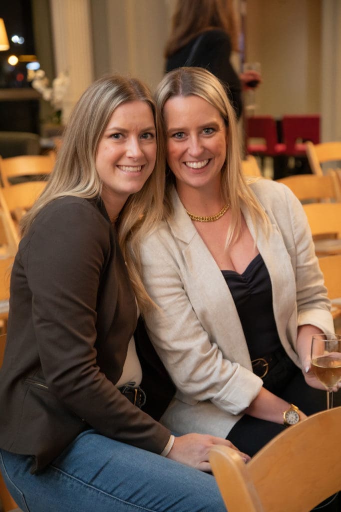 Kandice Eiskant, Laurie Murphy at Greenwood King Thomas Kligerman lecture and book signing (Photo by Miroma Photography)