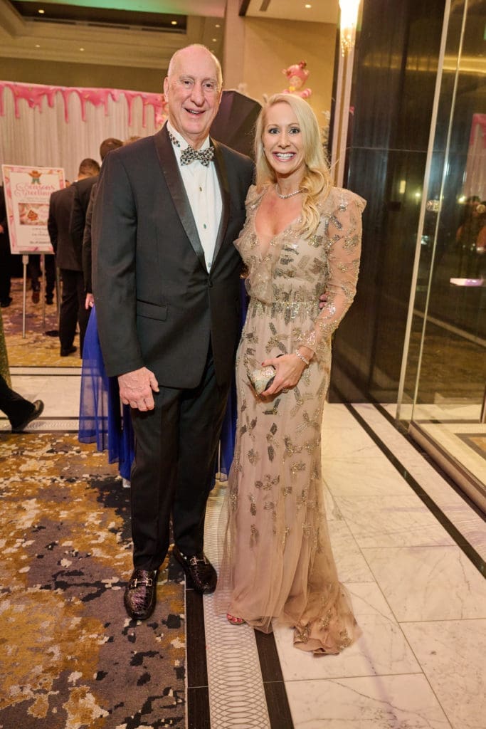 Laurie & Tracy Krohn at the Spindletop Holiday Ball. (Photo by Fulton Davenport/PWL Studio)