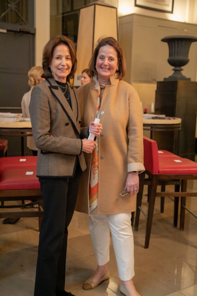 Linda King, Lorraine Abercrombie at Greenwood King Thomas Kligerman lecture and book signing (Photo by Miroma Photography)