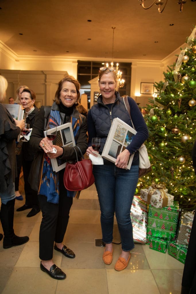 Lucia Benton, Krista Dumas at Greenwood King Thomas Kligerman lecture and book signing (Photo by Miroma Photography)