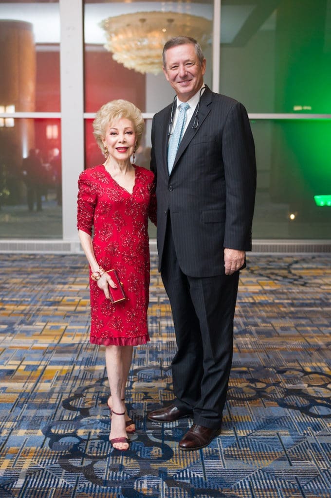 Margaret Alkek Williams, David Wuthrich (Photo by Daniel Ortiz)