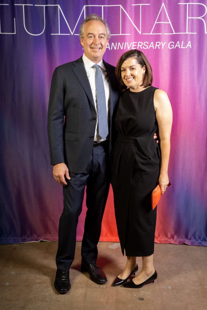 Hayden Garrett & Michelle White at the Art League Houston Luminaries Gala (Photo by Alex Barber and Laura Burlton)