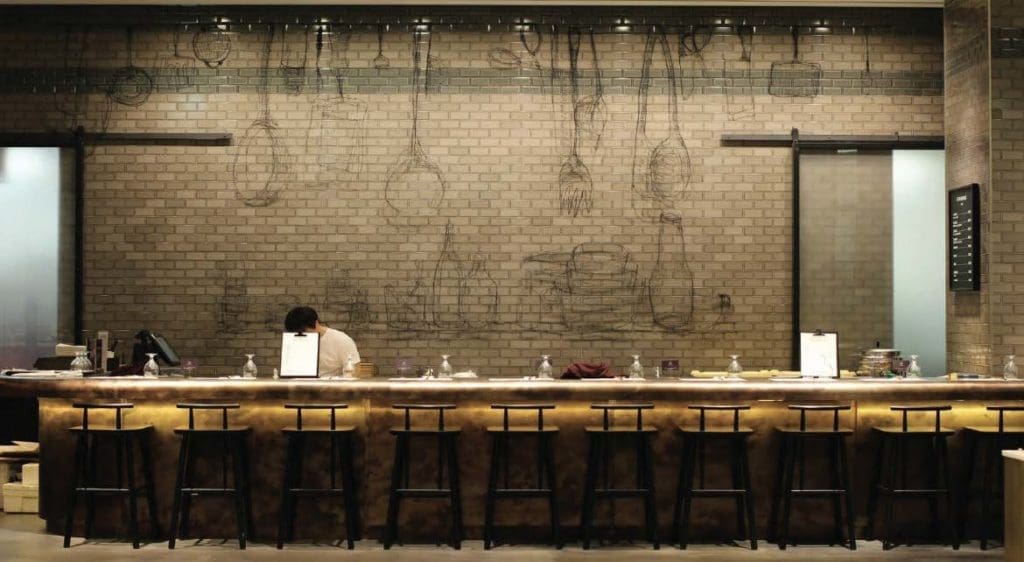 A noodle and sushi bar awaits at Musume.