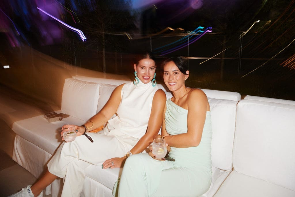 Porschla Kidd, Lilla Nash at the Dallas Contemporary Gala (Photo by Jon Furlong)