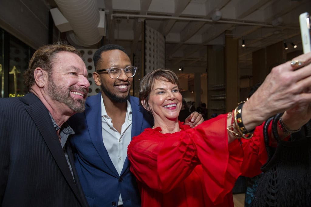 Selfie merriment at the Texas Children's Hospital Ambassadors Holiday Party held at Navy Blue in Rice Village (Photo by Jenny Antill Photography) 