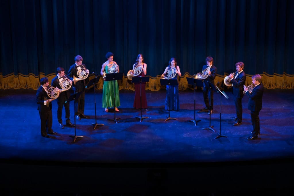 Rice University's Shepherd School of Music students perform during the 'Spirit of the Season' concert (Photo by Trish Badger)