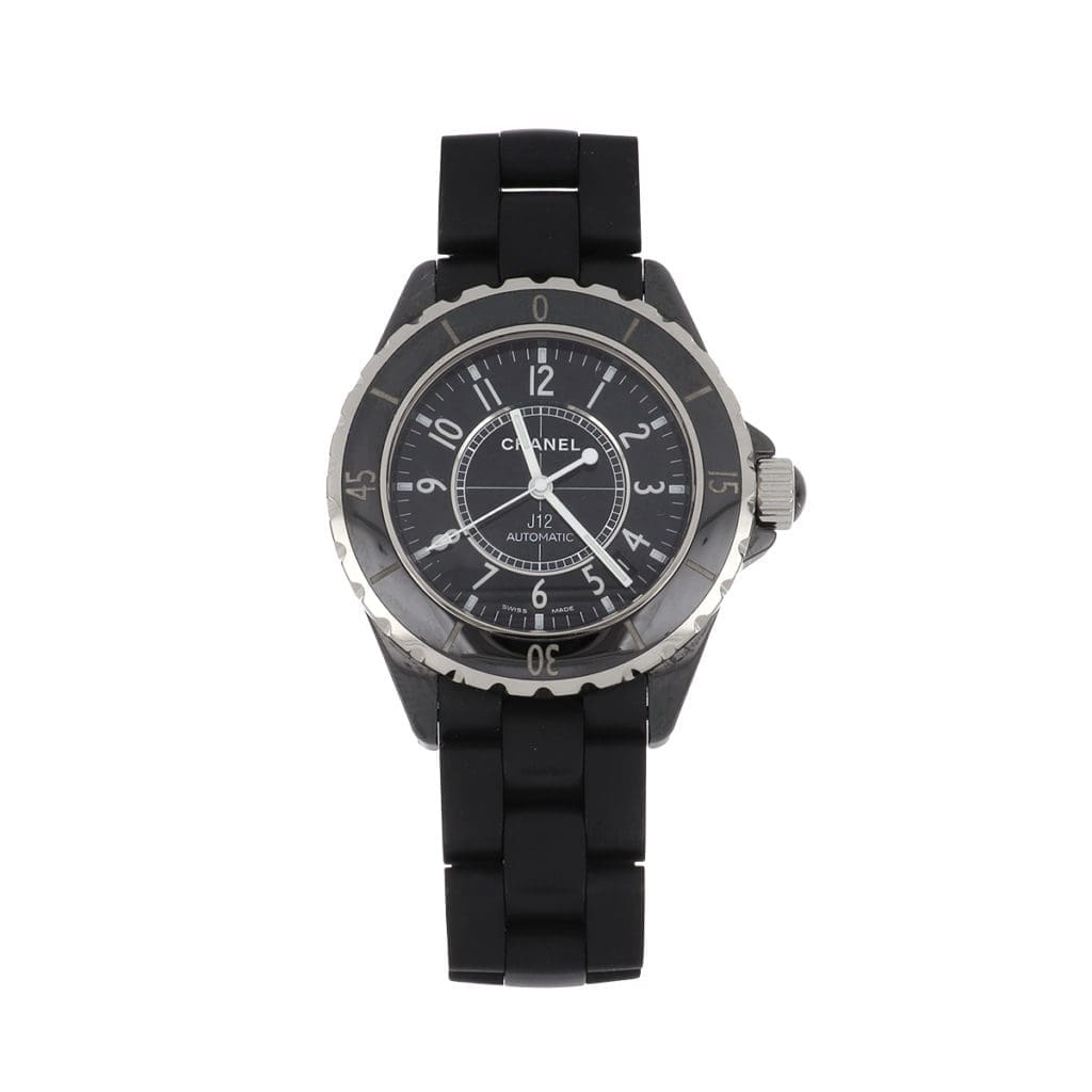 Tenenbaum Jewelers Chanel Stainless Steel Black J12 Watch