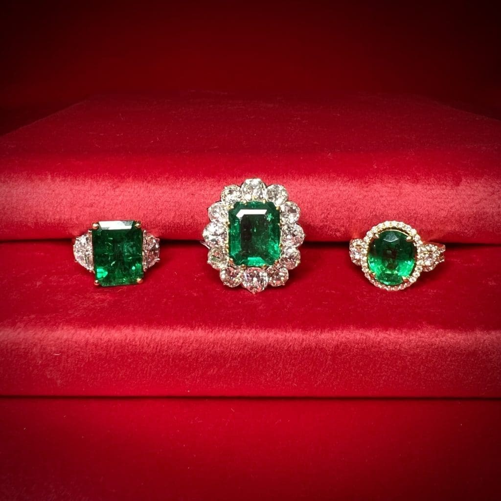 Tenenbaum Jewelers emerald rings