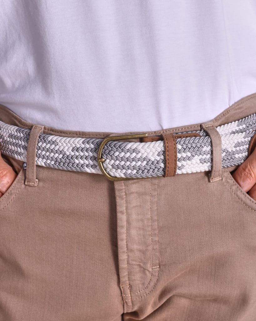 For after a big lunch...The Voyager Woven Stretch Belt.