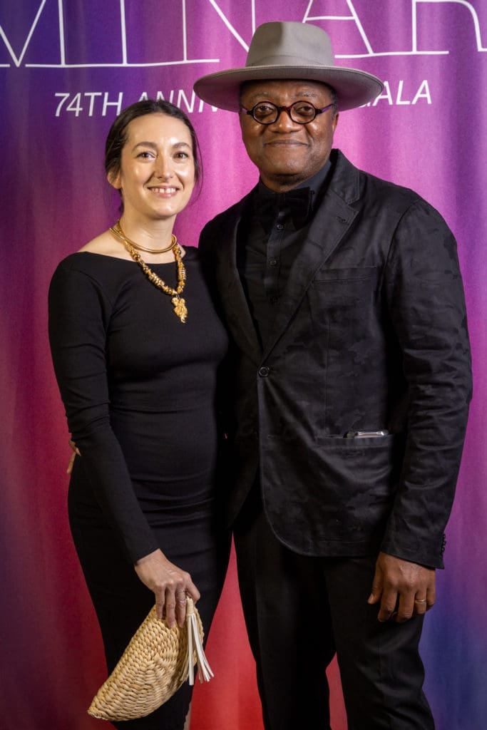 Tina Grissom, Christopher Blay at the Art League Houston Luminaries Gala (Photo by Alex Barber and Laura Burlton)