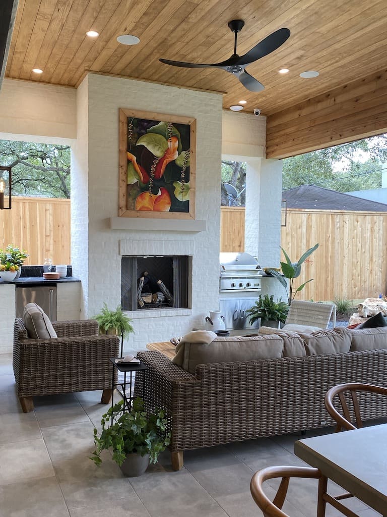 Sophisticated outdoor living at the ASID TXGC Show House in West University 