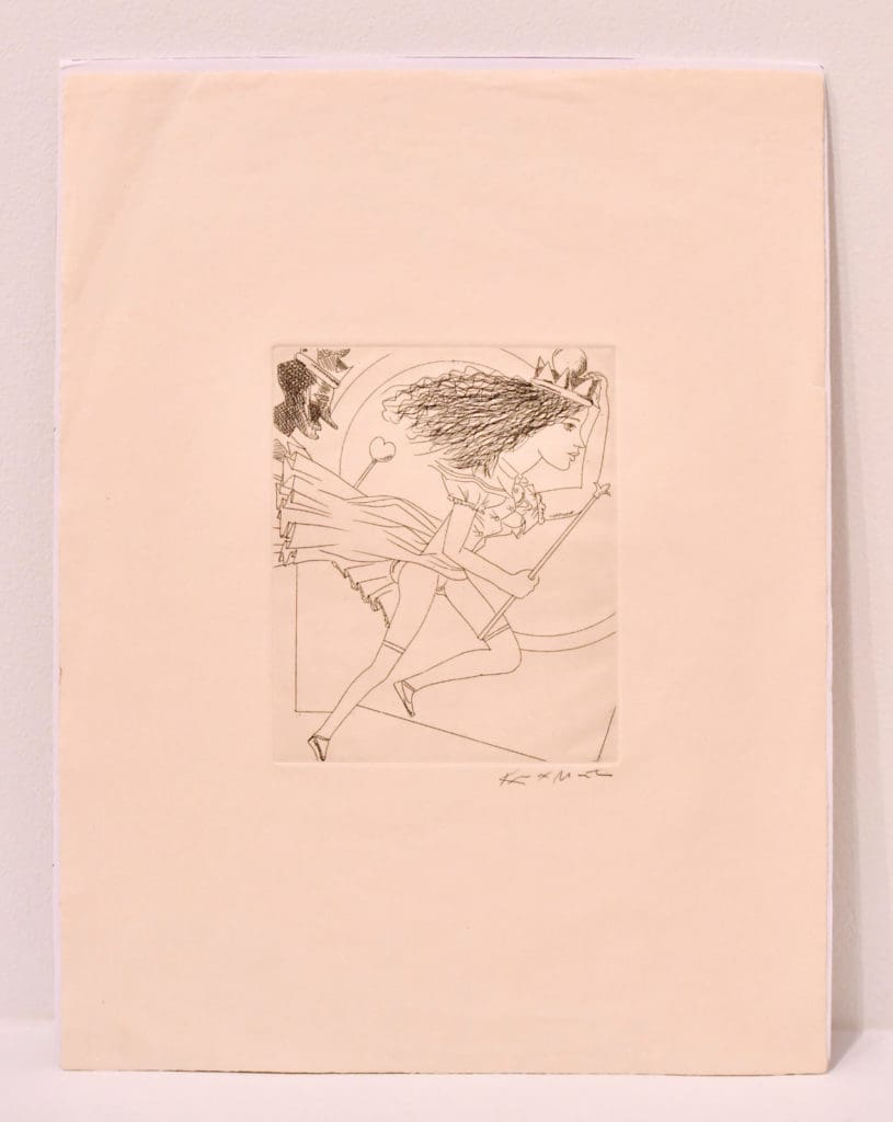 Knox Martin's "Untitled" (Photo by Alex Montoya)