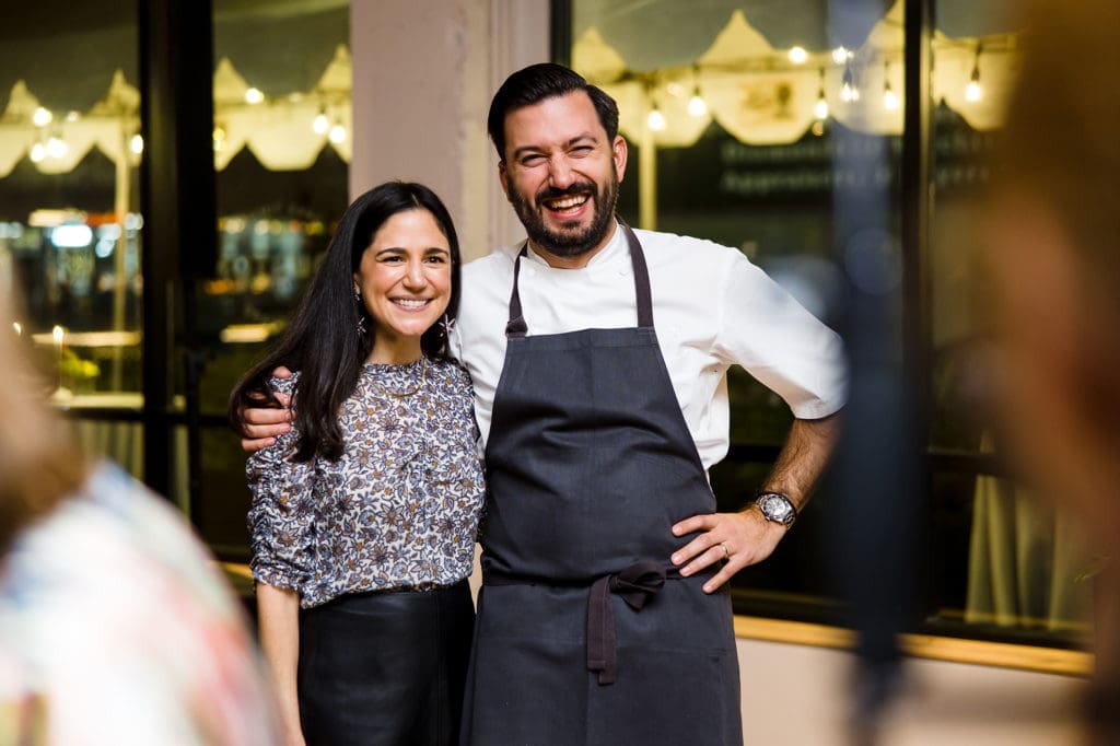Victoria Pappas Bludorn & Aaron Bludorn at the Texas Children's Hospital Ambassadors Holiday Party held at Navy Blue in Rice Village (Photo by Jenny Antill Photography) 