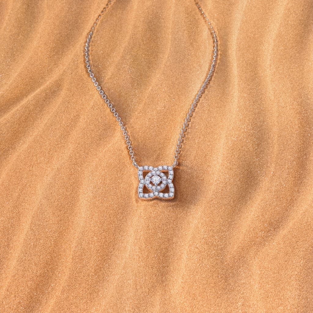 The De Beers Lotus Pendant