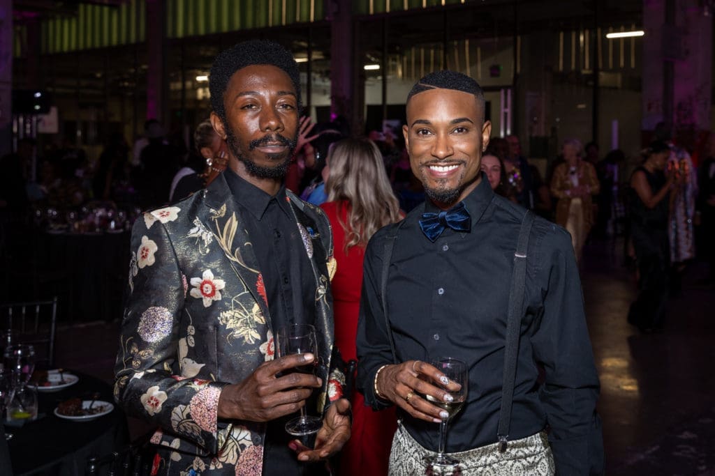 William Fleming, Colby Wilson at the Art League Houston Luminaries Gala (Photo by Alex Barber and Laura Burlton)
