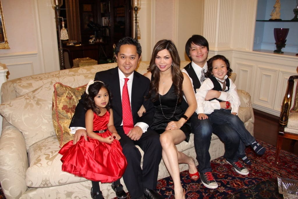 The couple are proud parents to three children.