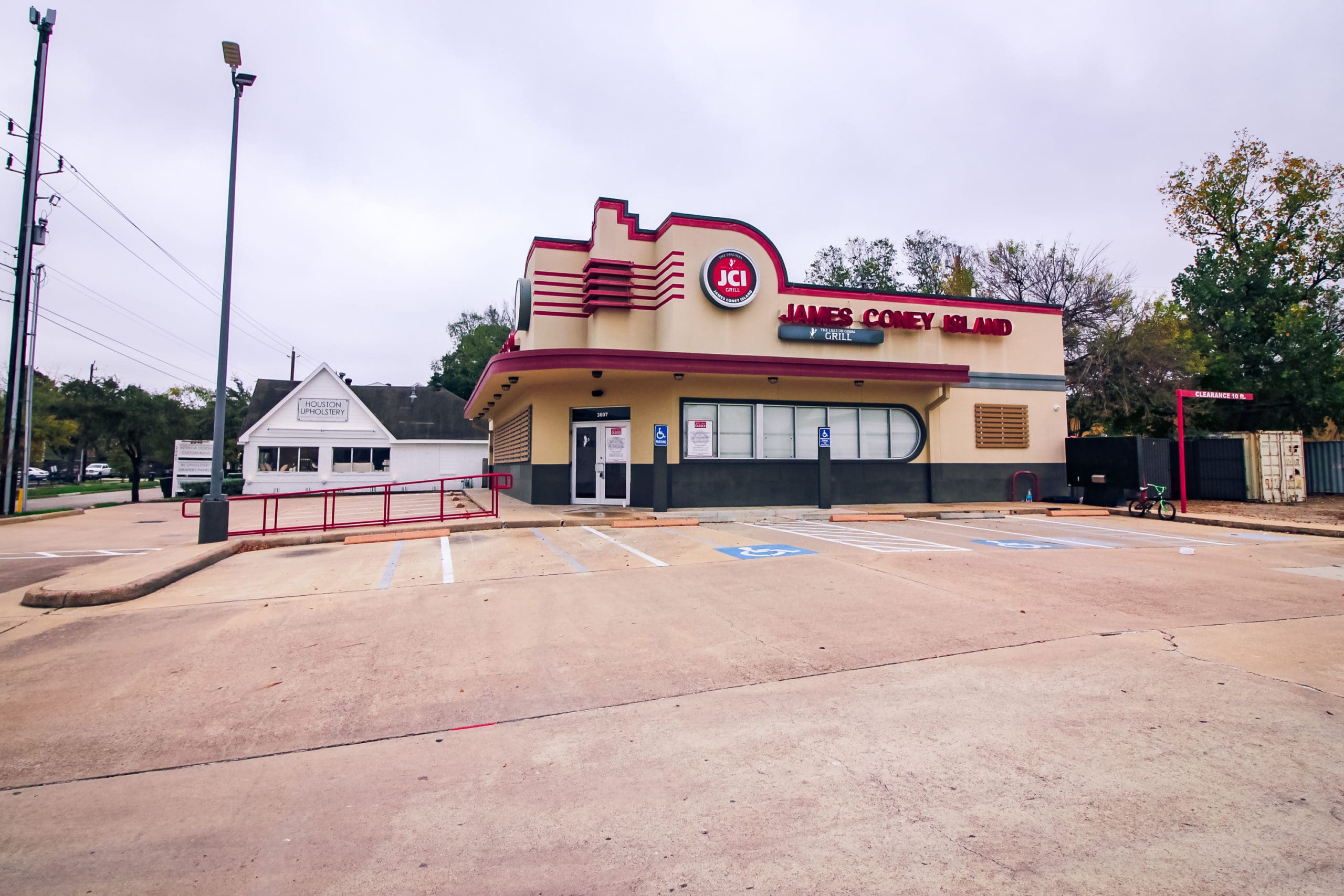 The former James Coney Island location at Shepherd Drive will be the new home in early 2023 to Trill Burgers. (Photo by Marco Torres)