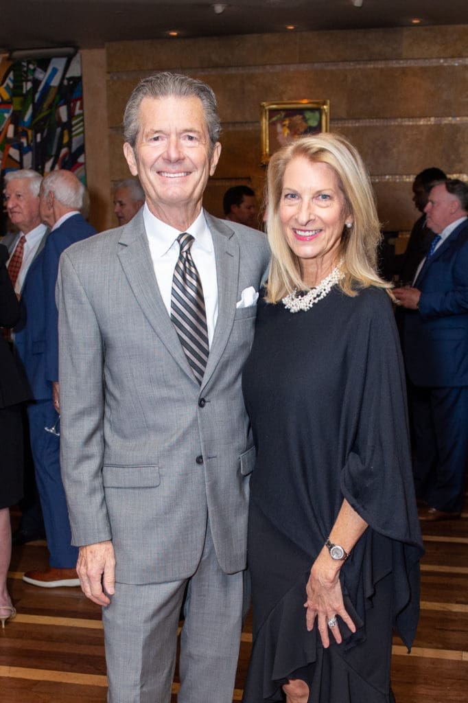 Brad & Patty jones at CanCare's wine dinner at Tony's. (Photo by Jacob Power)