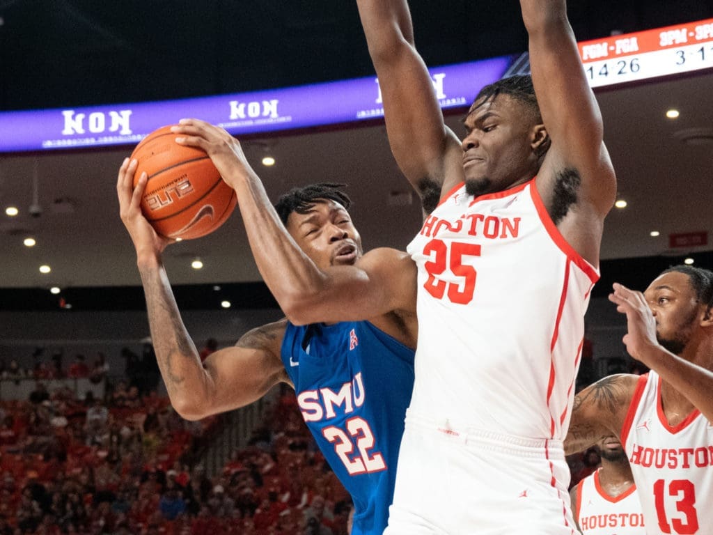 University of Houston freshman forward Jarace Walker is an imposing presence. (Photo by F. Carter Smith)