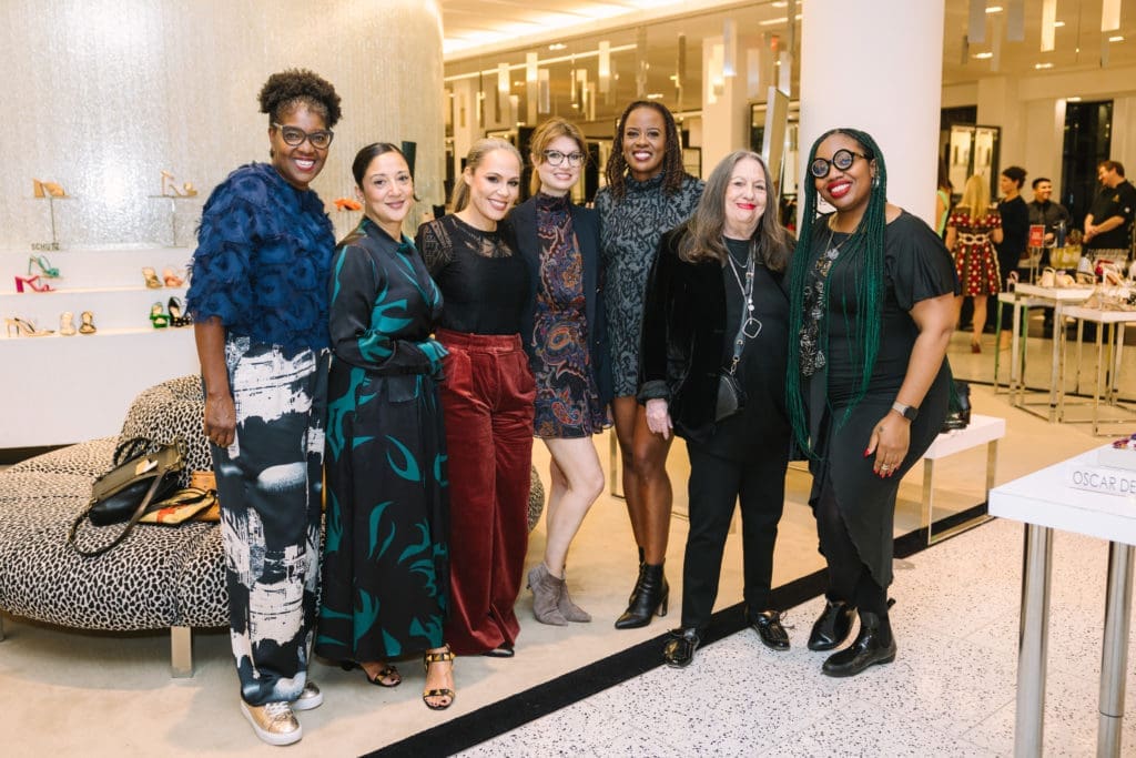 Renetta Lee, Rabéa Ballin, Danielle Burns Wilson, Nell Potasznik-Langford, Eureka Gilkey, Barbara Davis, Janice Bond at the CAMH Another Great Night Kick-Off hosted by Tootsies (Photo by Johnny Than)