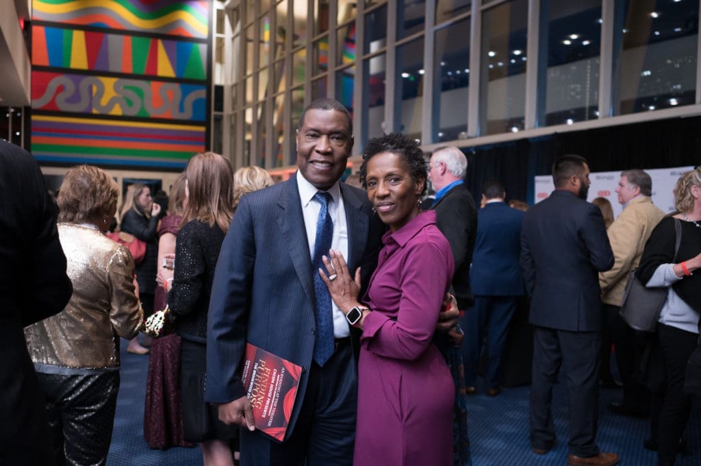 Curtis & Tomitra Wiley at The Brookwood Community gala at Hobby Center for the Performing Arts. (Photo by Daniel Ortiz)