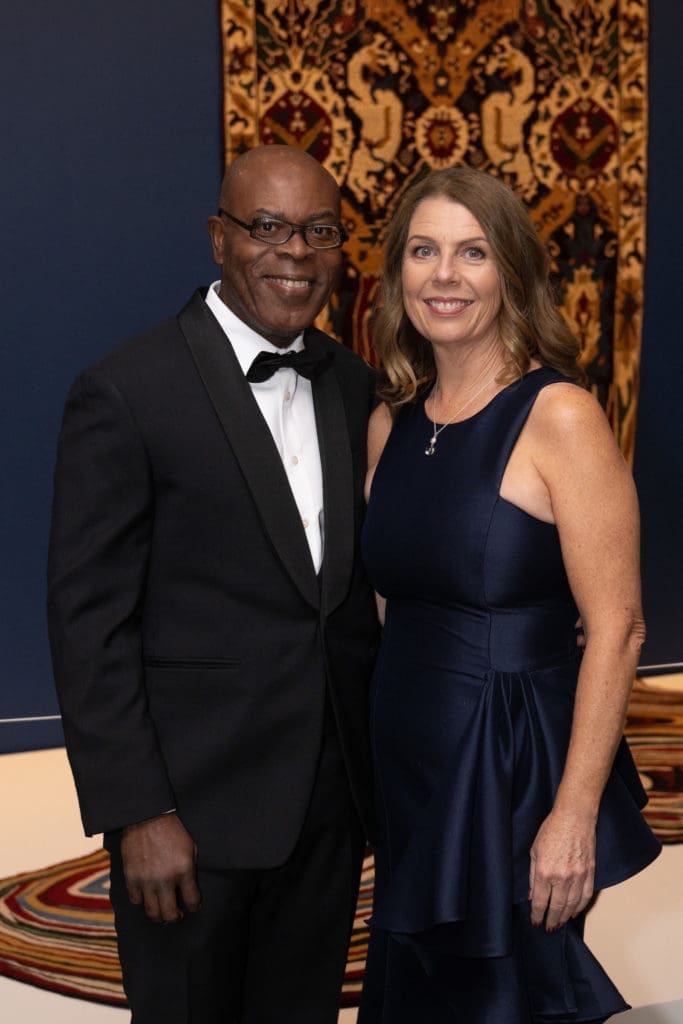 Eric & Claire Anyah at the Museum of Fine Arts, Houston 'Art of the Islamic Worlds Gala.' (Photo by Wilson Parish)