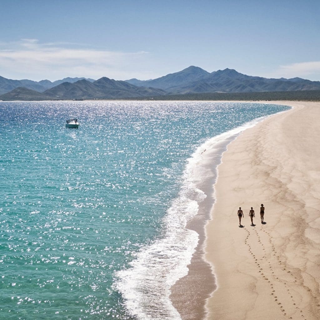 Costa Palmas is home to one of few swimmable beaches on the Sea of Cortez.