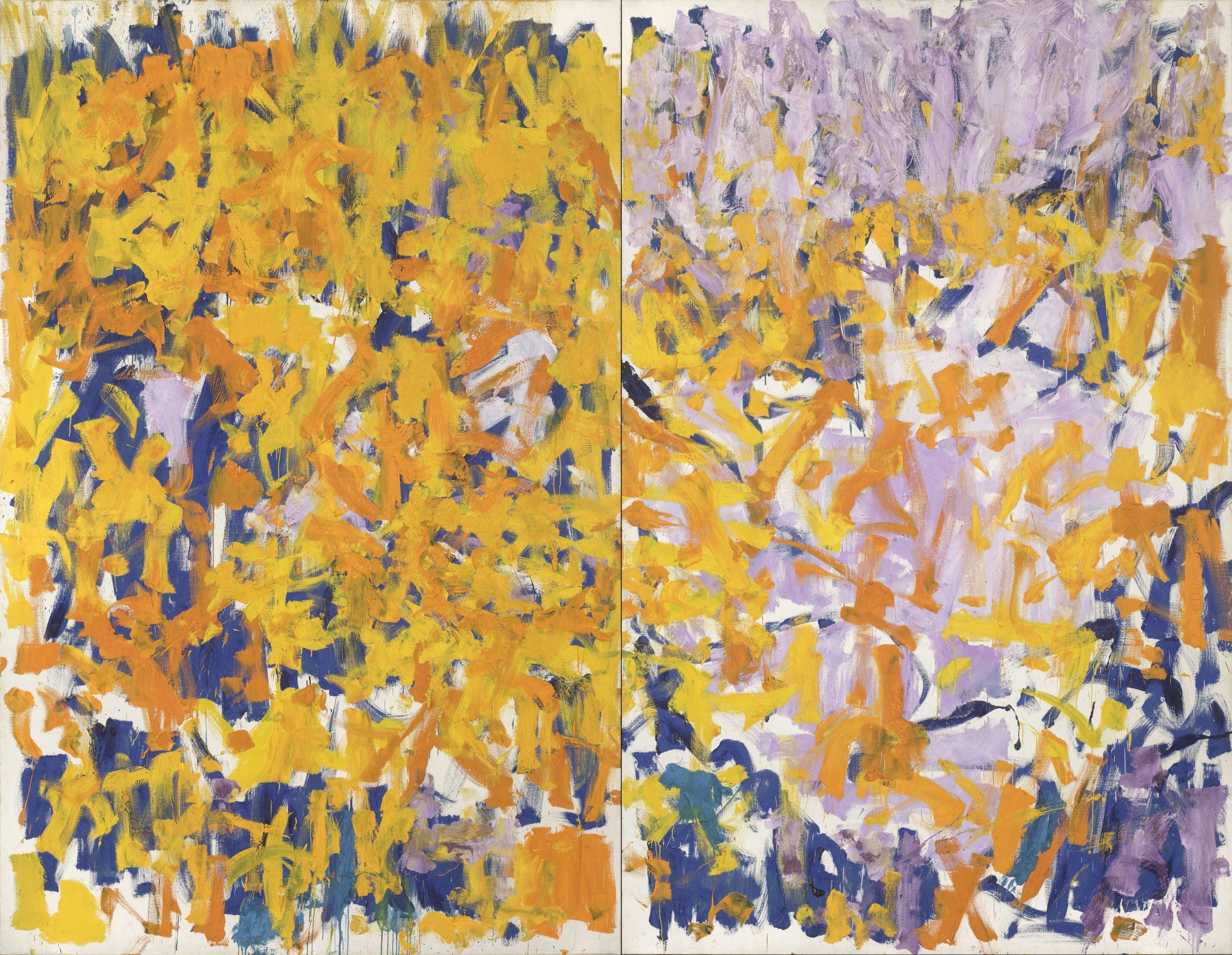 Joan Mitchell's "Two Pianos," 1980 (Courtesy Joan Mitchell, photo by Patrice Schmidt)