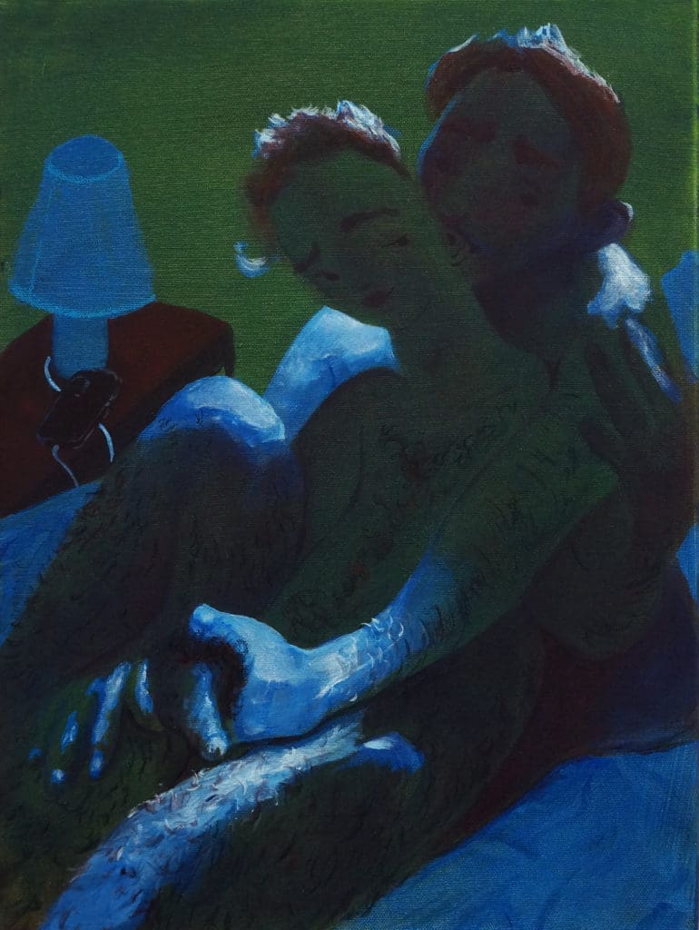 Jean Paul Mallozzi's "Lean Back More," 2022 at Bill Arning Exhibitions (Courtesy Bill Arning Exhibitions)