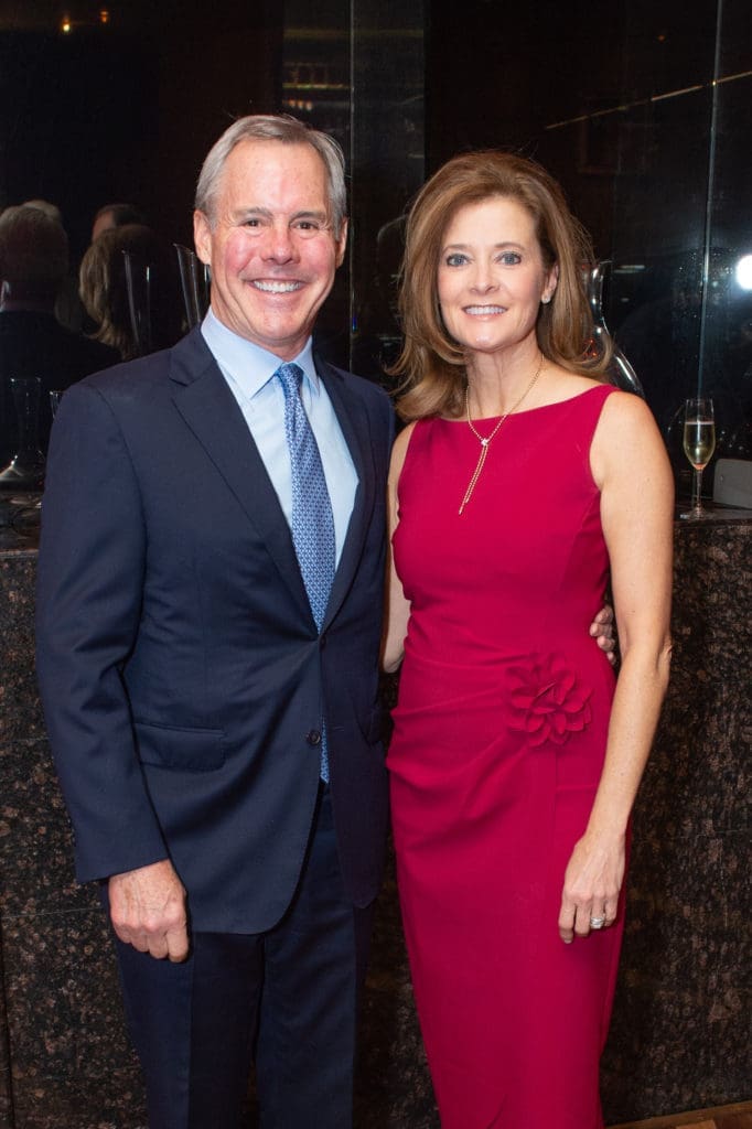 Mark & Shannon Nini at the CanCare wine dinner at Tony's. (Photo by Jacob Power)