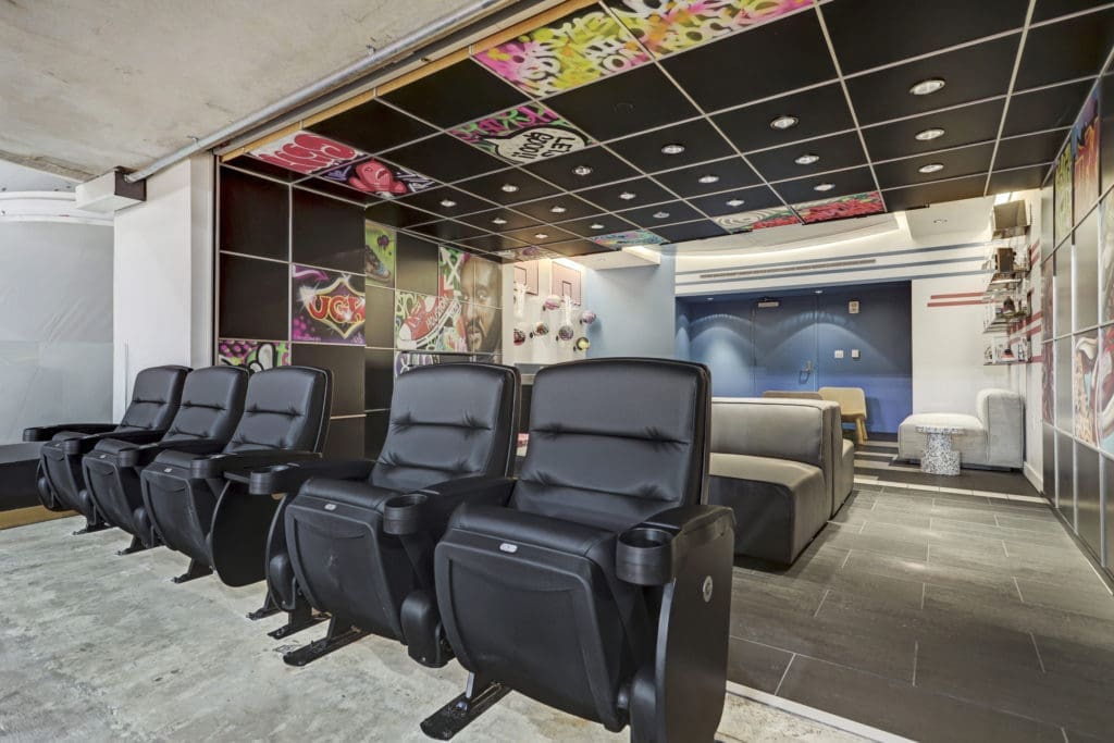 The Sneaker Suite at Toyota Center  (Photo by Courtesy of Gin Design Group)