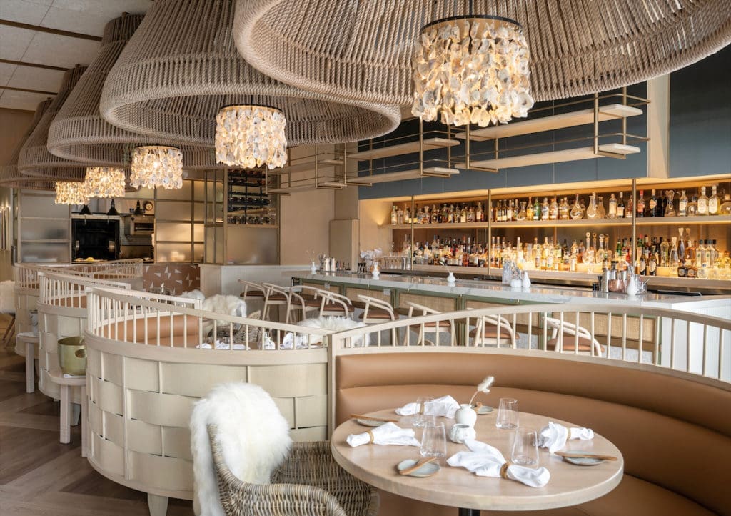 Interiors, Dallas-based Coeval Studio, at Quarter Acre restaurant.  (Photo by Emily Loving)