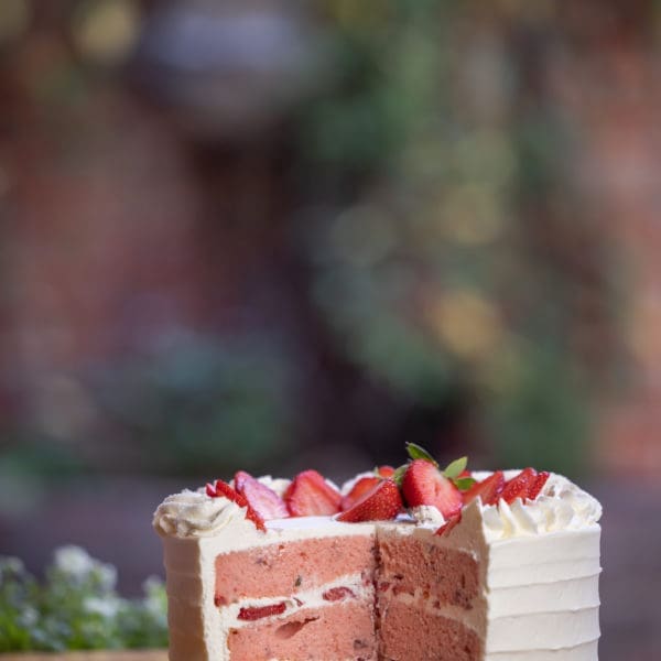 Strawberries and Cream Cake