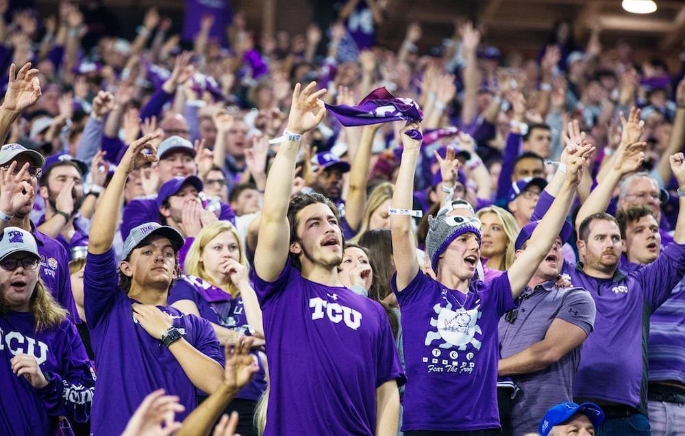 TCU football fans are rabid — and proud.